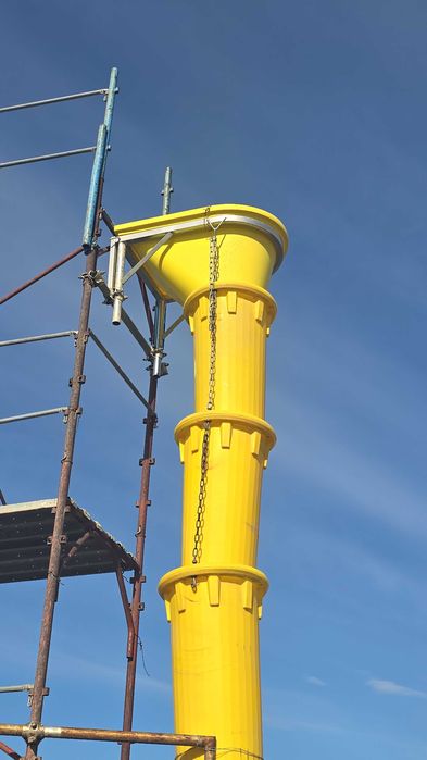 Tubulatura evacuare moloz, sistem evacuare deseuri constructii