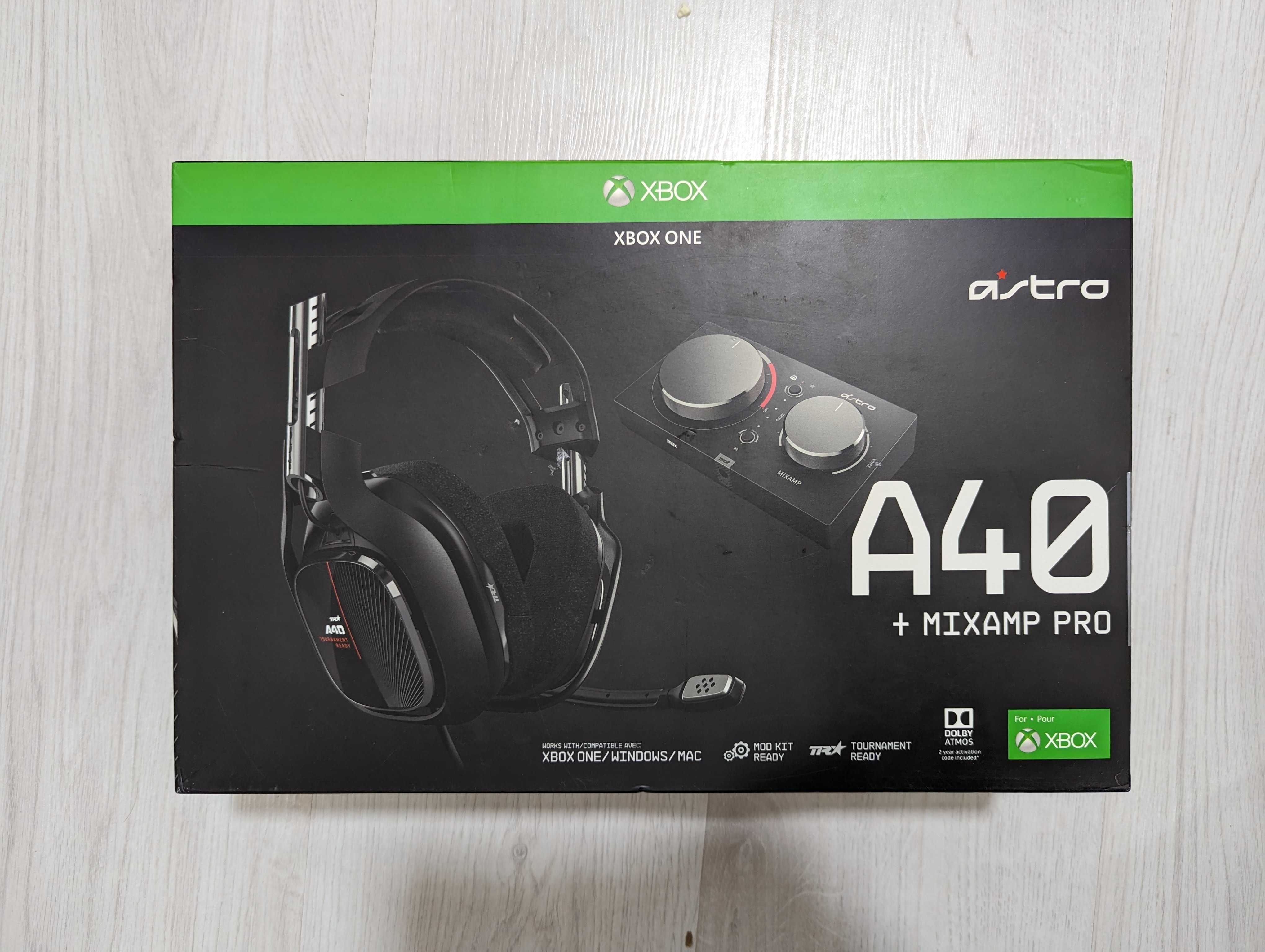 ASTRO A40 TR + MixAmp Pro профессиональные наушники для стримеров