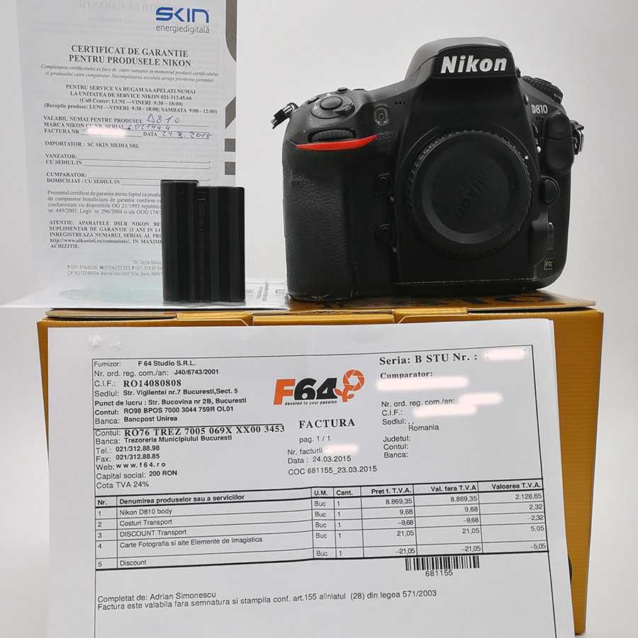 Body  Nikon D810 + Lexar Professional CF 128GB 1066x