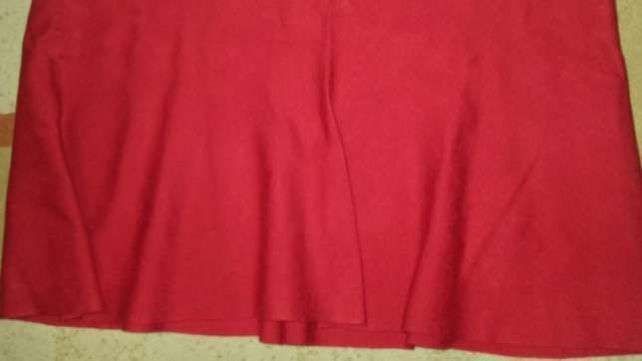 Fusta rosie C&A, nr.XL, noua!