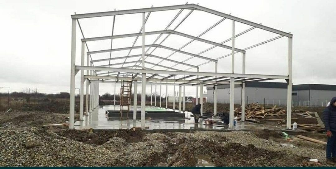 Vand hală metalică 10x20 din europrofile IPE