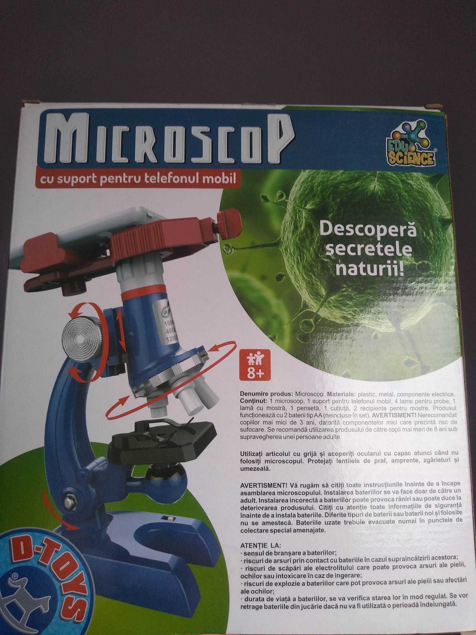 Vând microscop educational, 8+ ani