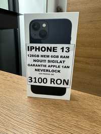 iPhone 13 Black Nou 128GB Sigilat Garantie si Bon Fiscal