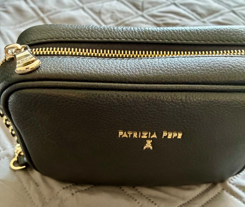 Кожена чанта Patrizia Pepe
