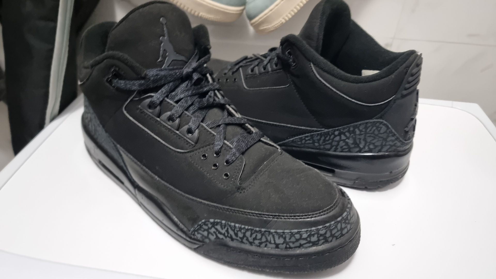 Nike Air Jordan Retro 3 Black Cat 48.5