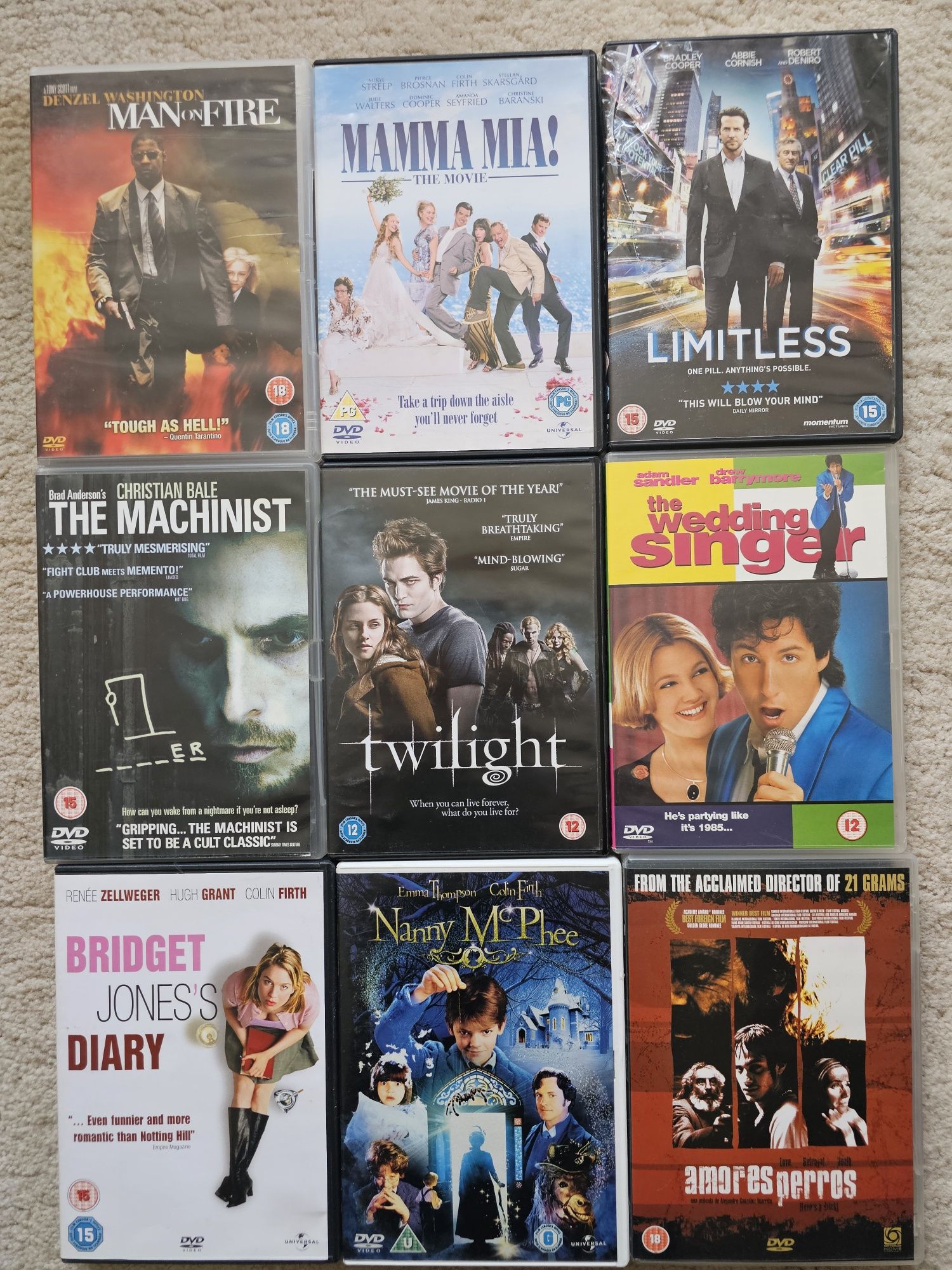 Оригинални DVD от лична колекция на Английски език