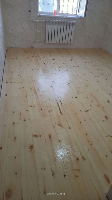 Шлифовка пол паркет палубний пол реставратсия укладка ламинат бамбук