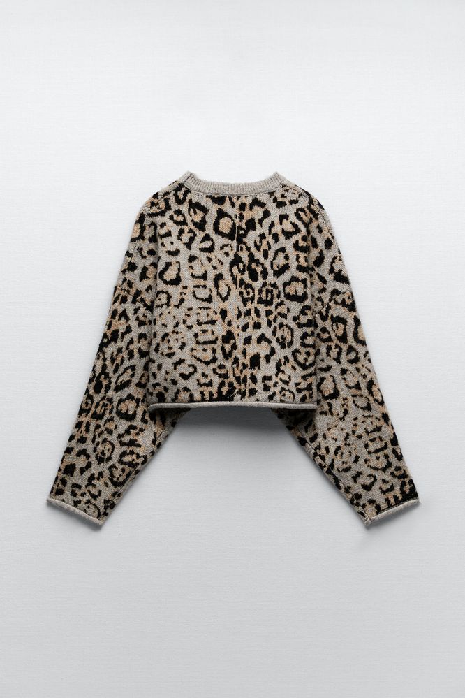 Pulover Zara animal print