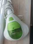 Aspirator anti-acarieni, MAXXMEE, Lumina UV-C, 36x 23 x 11 cm, Alb/Ver