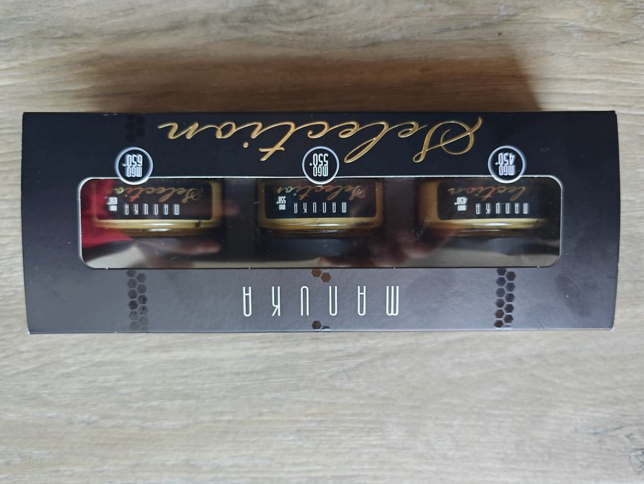 Set 3 borcane DELUXE miere MANUKA Noua Zeelanda originala