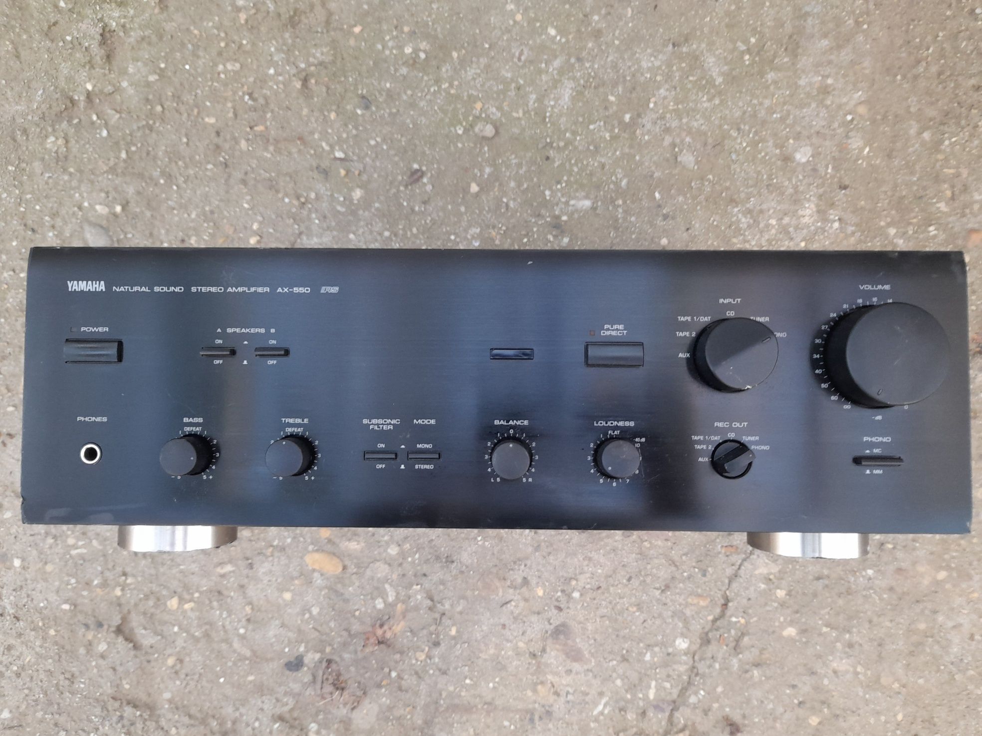 amplificator audio Yamaha AX-550 ( linie  / instrumente)