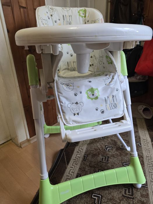 CHIPOLINO Стол за хранене КОМФОРТ  Зелен
CHIPOLINO Стол за хранен