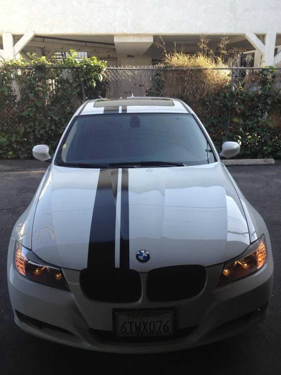 Dungi negre colaj BMW E90 M performance stripes tuning