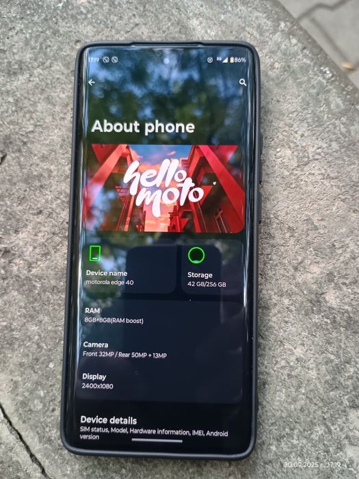 Motorola edge 40