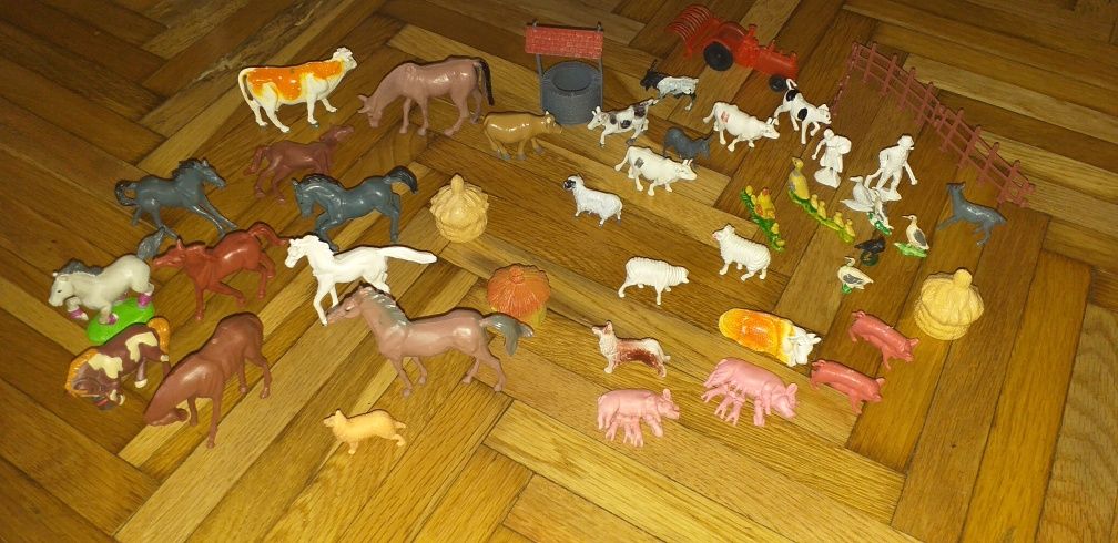 Colectie animale din plastic '70,ferma animale