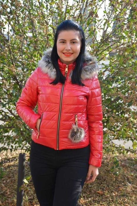 Jacheta Vera casual ,scurta cu aspect lucios