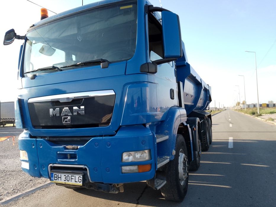 Autobasculante 8x4 volvo man scania