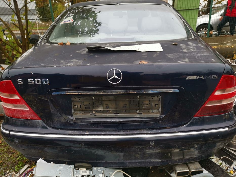 Продавам мерцедес S500 бензин пали върви цял за части има и газов инже