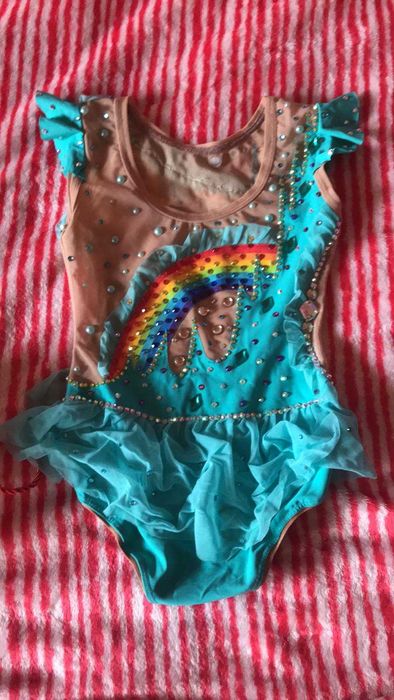 Трико за художествена гимнастика, деца. Размер 122 см.