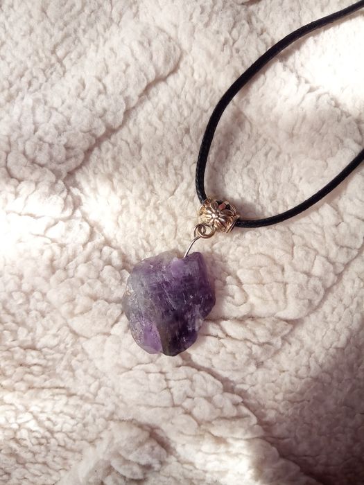 Кулон аметист натуральный камень
