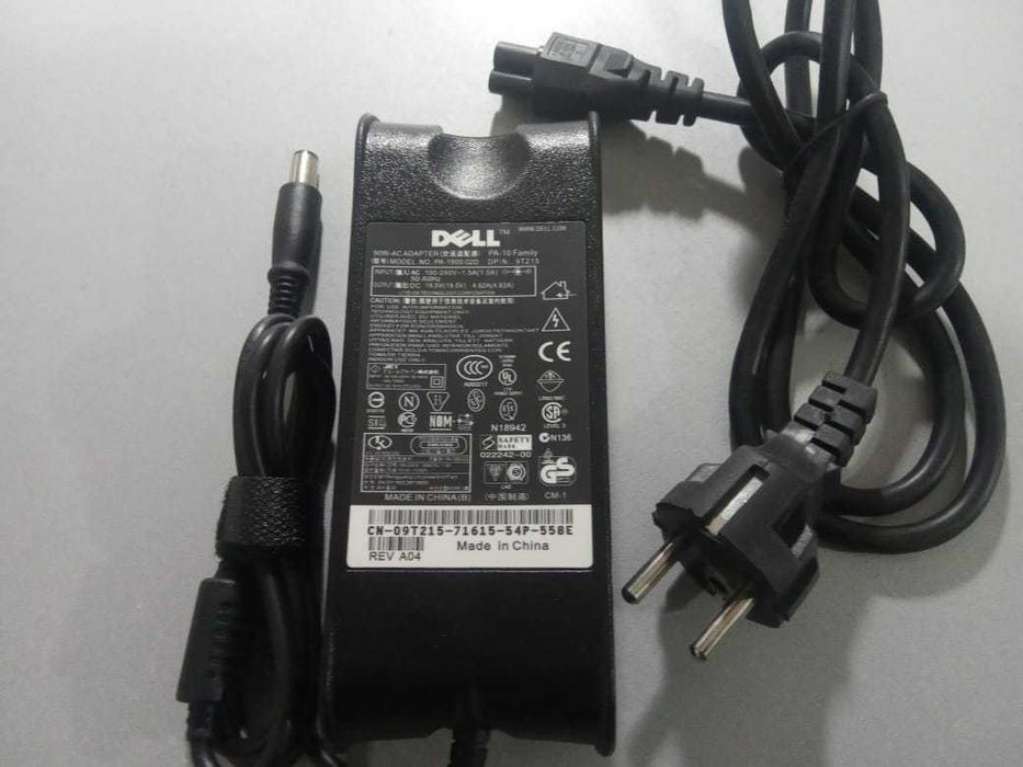 от Делл, зарядное устройство и шнур питания