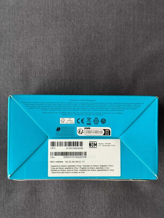 Boxa inteligenta Alexa Amazon Echo Show 5 (3rd Gen), Ecran 5", Alb