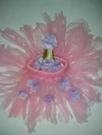 Costum tutu fustita si coif 1 an