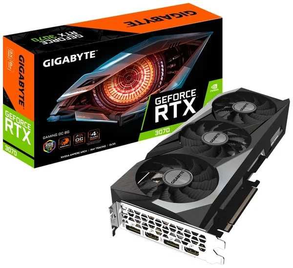 Видеокарта NVIDIA GeForce RTX 3070 Gigabyte Gaming OC