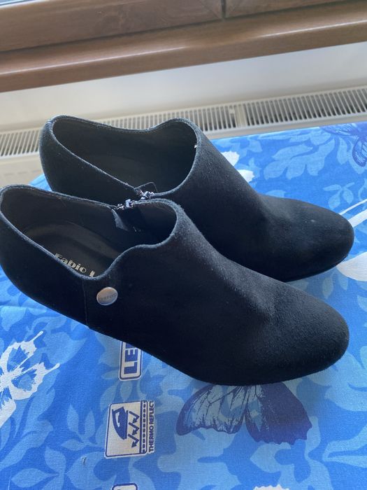 Botine piele intoarsa 38