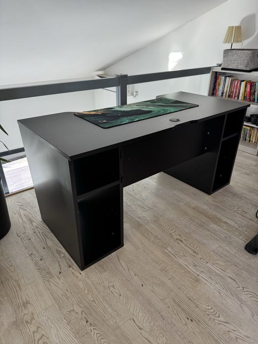 Birou Negru + Mousepad