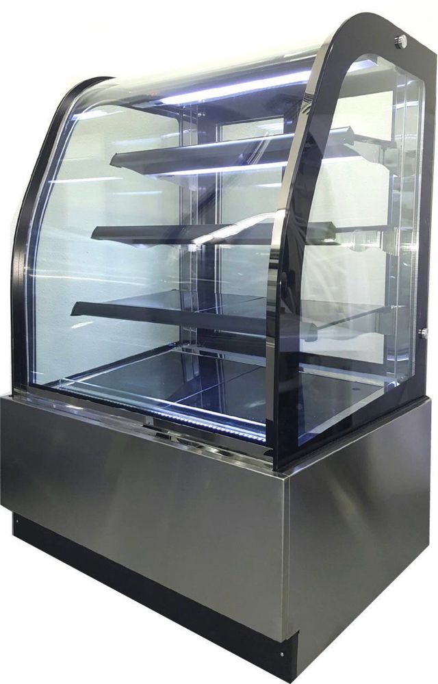 Vitrina frigorifica cu perdea de aer si led