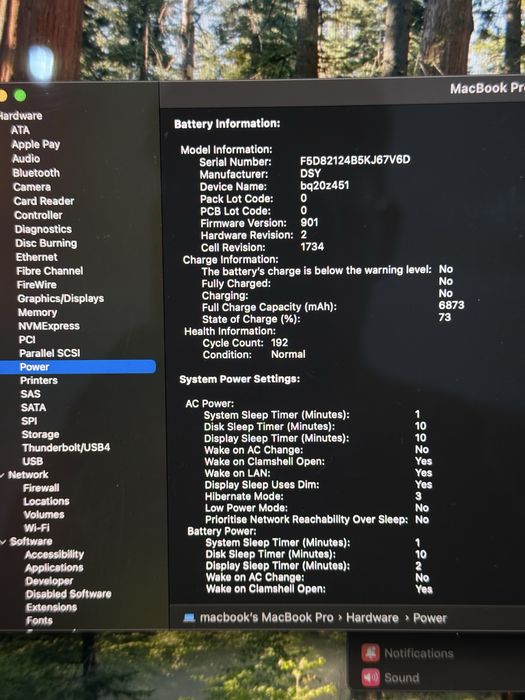 Macbook Pro 15 2018 - i7, 16 GB Ram, 256 GB SSD