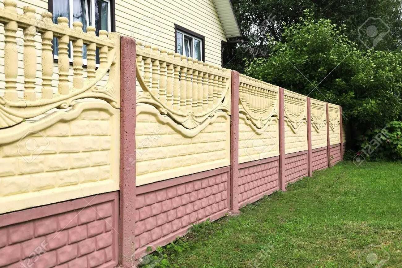 Stalpi spalieri pari din beton Garduri ornamentale pentru imprejmuiri