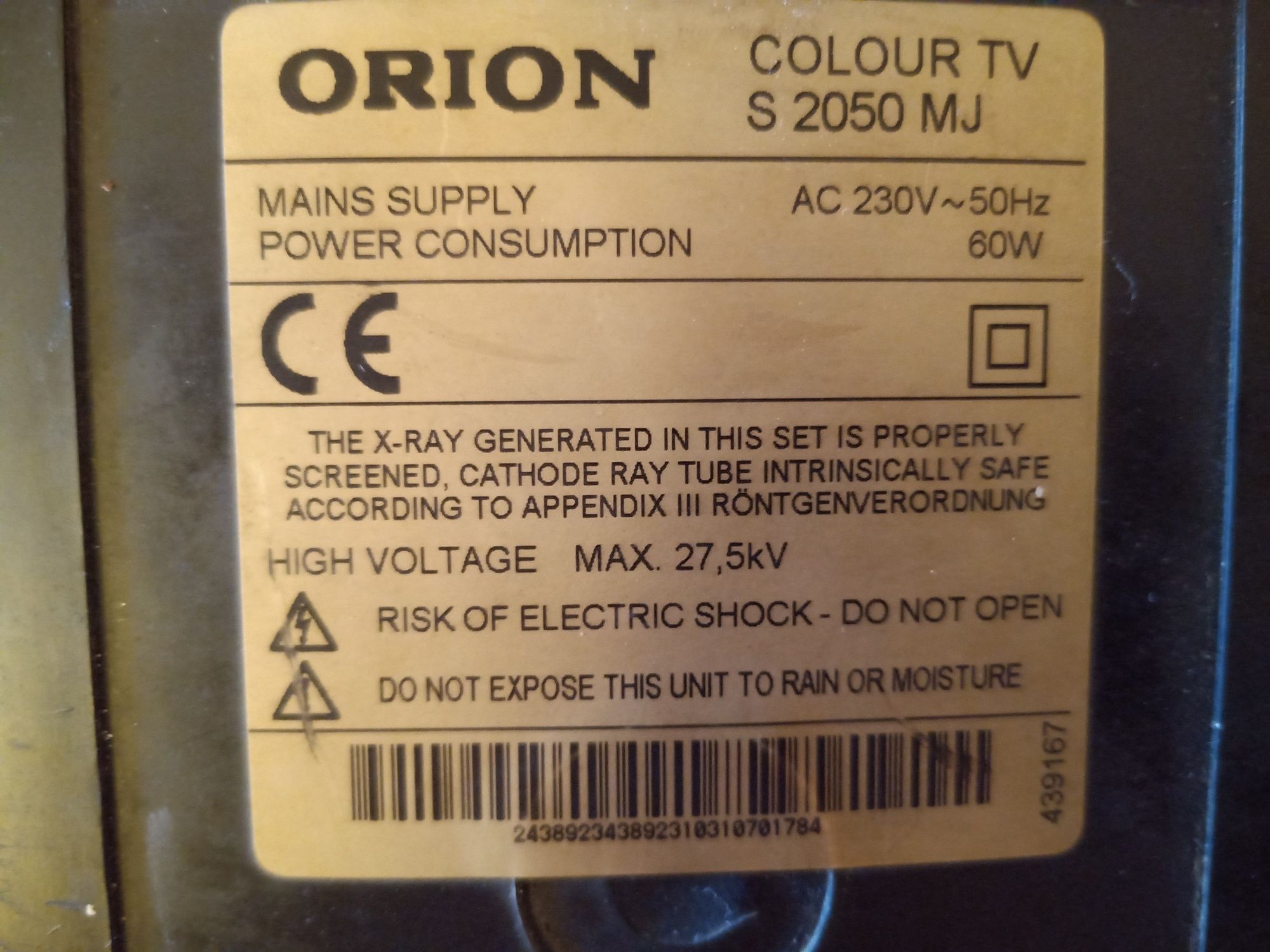 Televizor color Orion