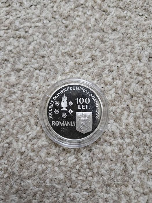 3 Monezi de 100 Lei de la Olimpiada Nagano 1998