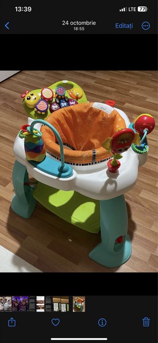 Centru de activitati cu lumini si sunete cu rotire 360 (Jumper)