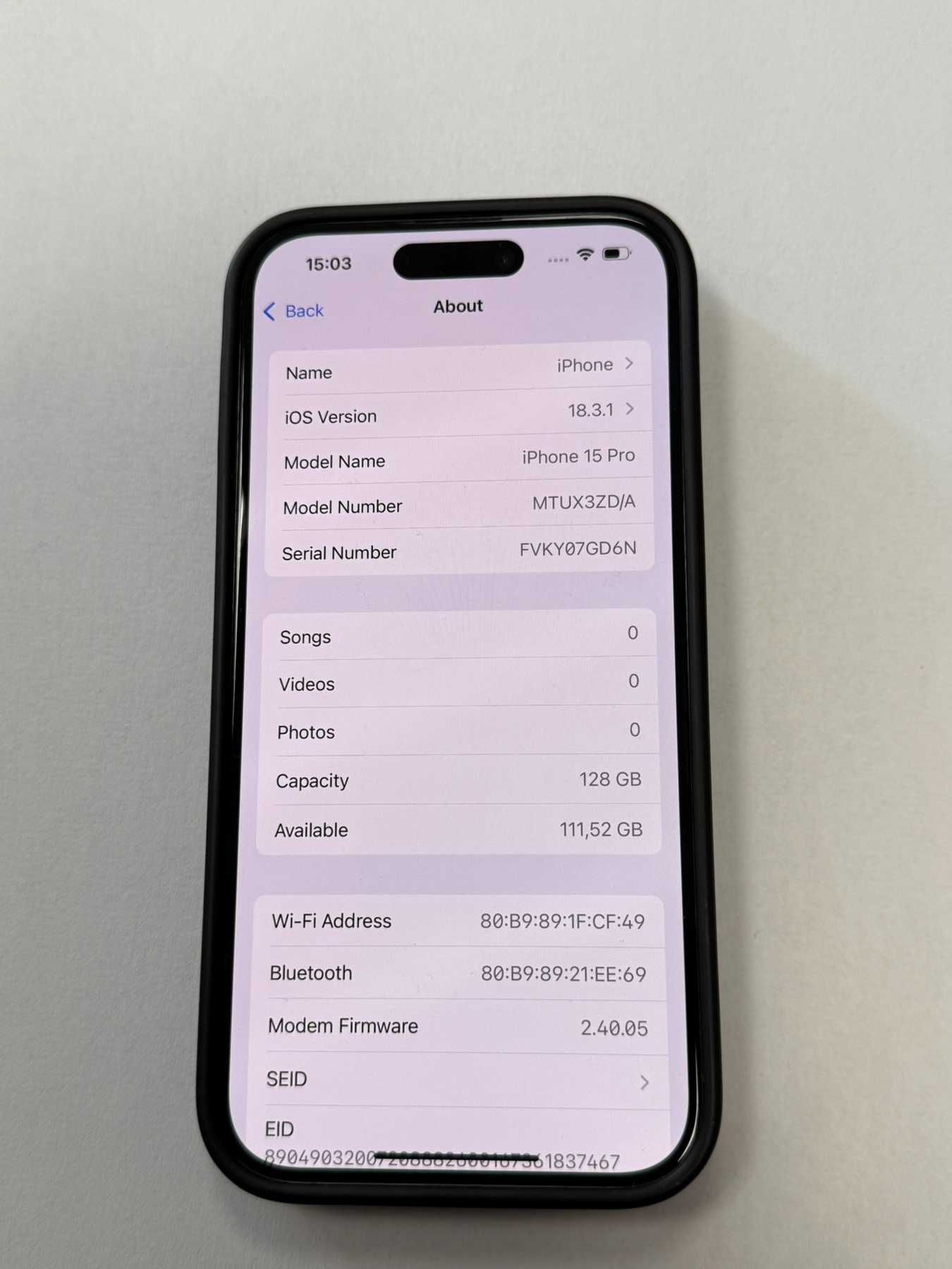 ***Топ Цена / Перфектен*** Apple Iphone 15 Pro 128GB 92% BH