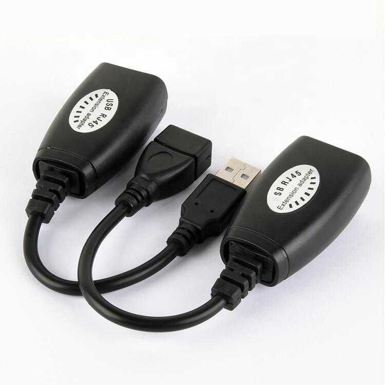 Адаптер удлинитель USB RJ-45 50 м