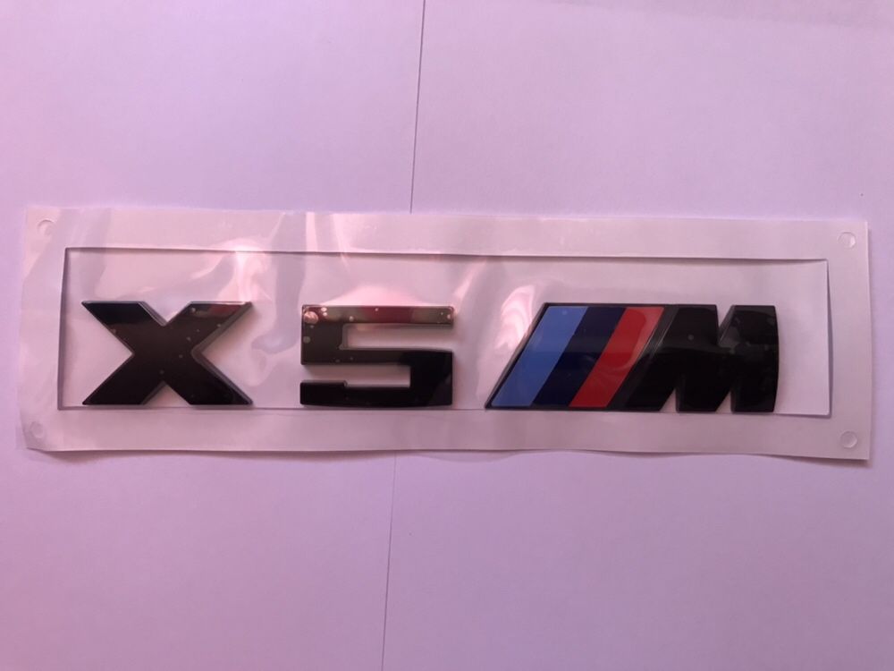 Set Embleme BMW X5M negru
