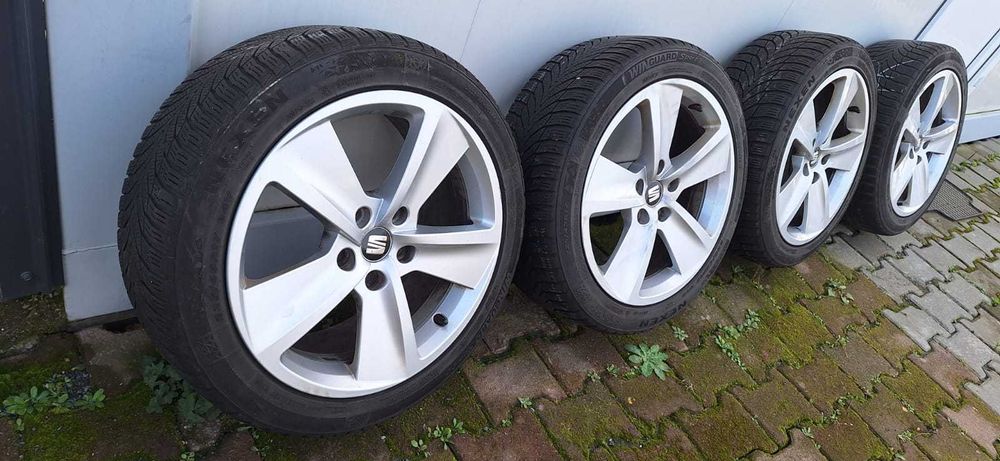 Set 4 jante aliaj originale Seat Leon 17"