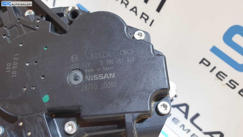 Motoras Stergator Stergatoare Geam Sticla Luneta Hayon Haion Portbagaj Nissan Qashqai 2007 - 2014 Cod 0390201820 28710JD000 [D0317]