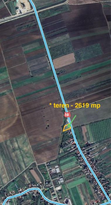 Vanzare teren-Candesti Buzau-ideal market,spalatorie auto, statie GPL