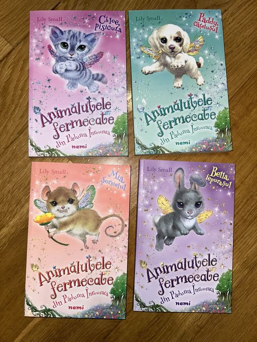 Seria 4 volume Animăluțele fermecate din pădurea întunecată