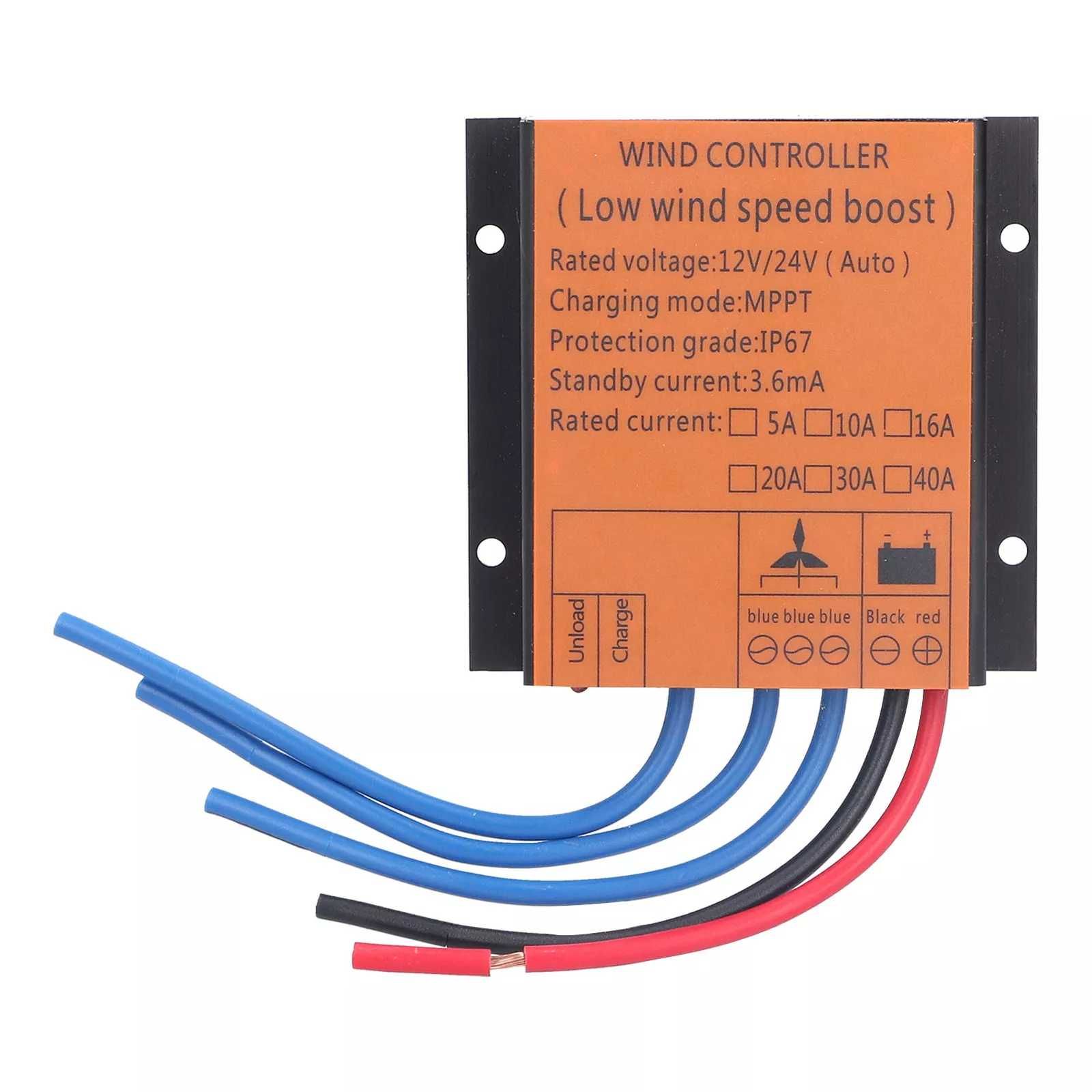 Eoliana 48Volţi / 800 Waţi , 6 Pale + MPPT Controler , Noua