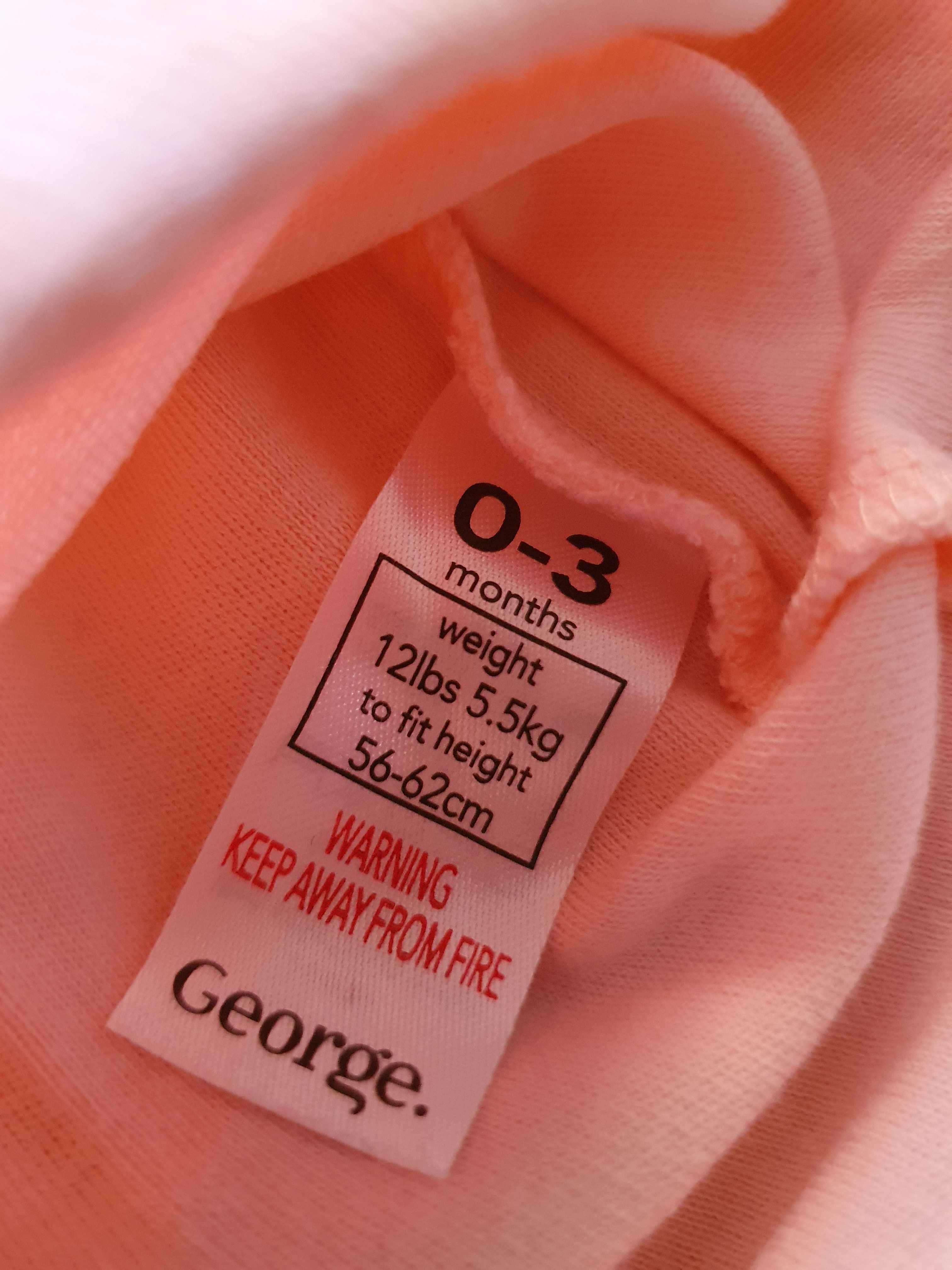 Сетове боди George, F&F тениски 0-3м