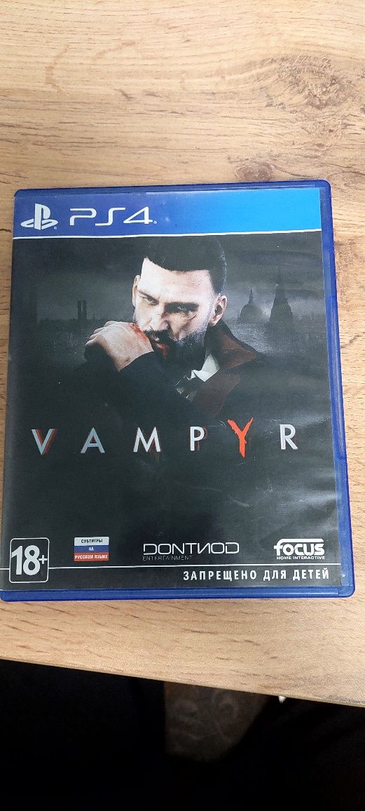 Продам игру для пс 4 пс5 Vampyr