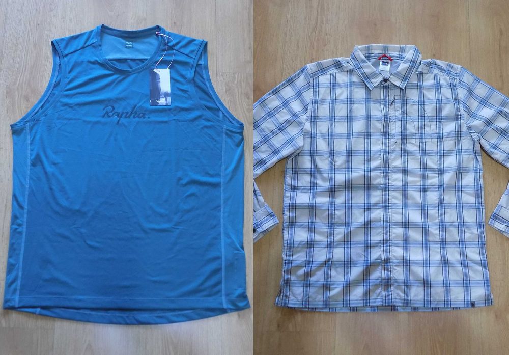 нов потник rapha/the north face риза екип мъжка туризъм оригинал XXL/L
