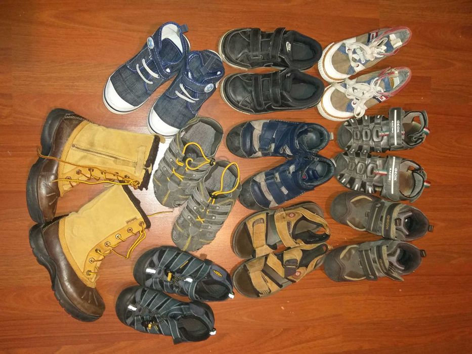 Geox, Timberland, Nike, Adidas, Keen обувки и сандали н. 31