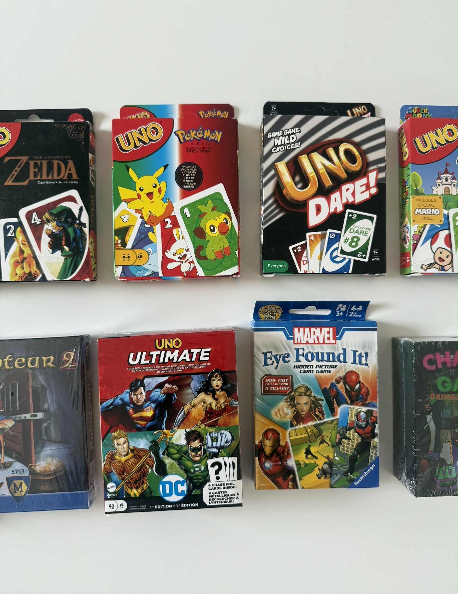 Игри с карти / Uno / Pokémon / Harry Potter / Super Mario и други