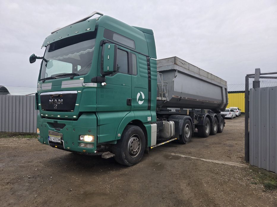 Man tgx +semiremorca basculabila